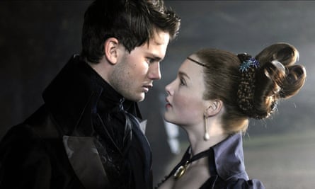 Jeremy Irvine and Holliday Grainger as Pip and Estella in Mike Newell’s 2012 adaptation of Great Expectations.