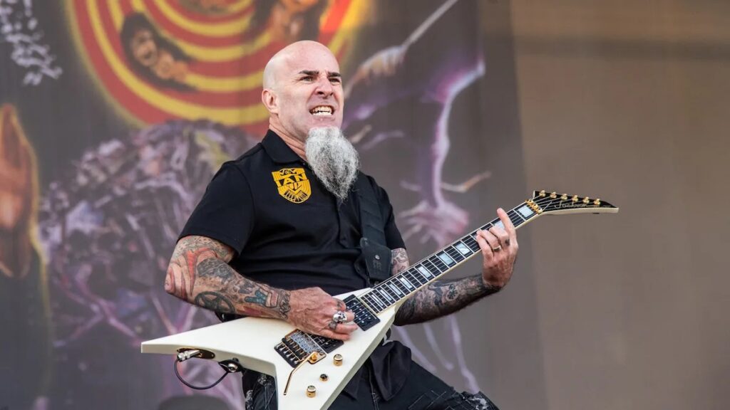 Anthrax's Scott Ian Covers Black Sabbath & Led Zeppelin with Wife & Son