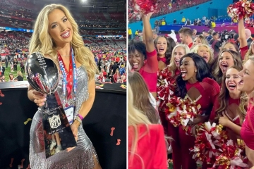 Gracie Hunt compared to Salt Bae after field celebrations at Super Bowl
