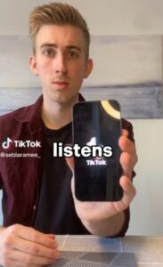 Does TikTok listen to you, asks Seb Laramee