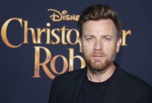 Ewan McGregor at the premiere of 'Christopher Robin' in 2018