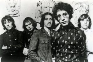 Reid, front, with Procol Harum circa 1975.