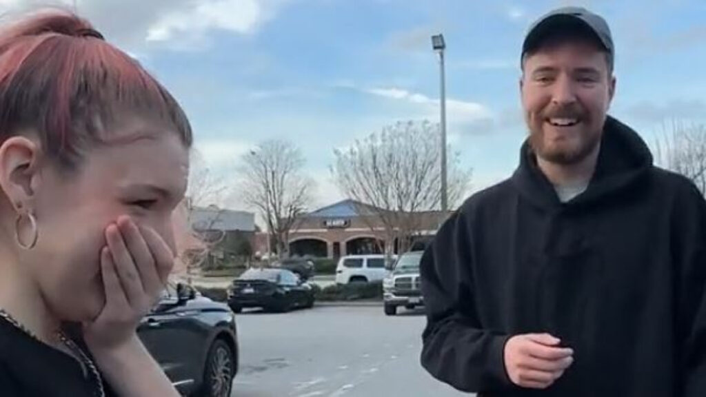 MrBeast under fire from internet once again for tipping waitress a free car