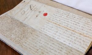 The 1798 letter from Jane Austen to her sister.