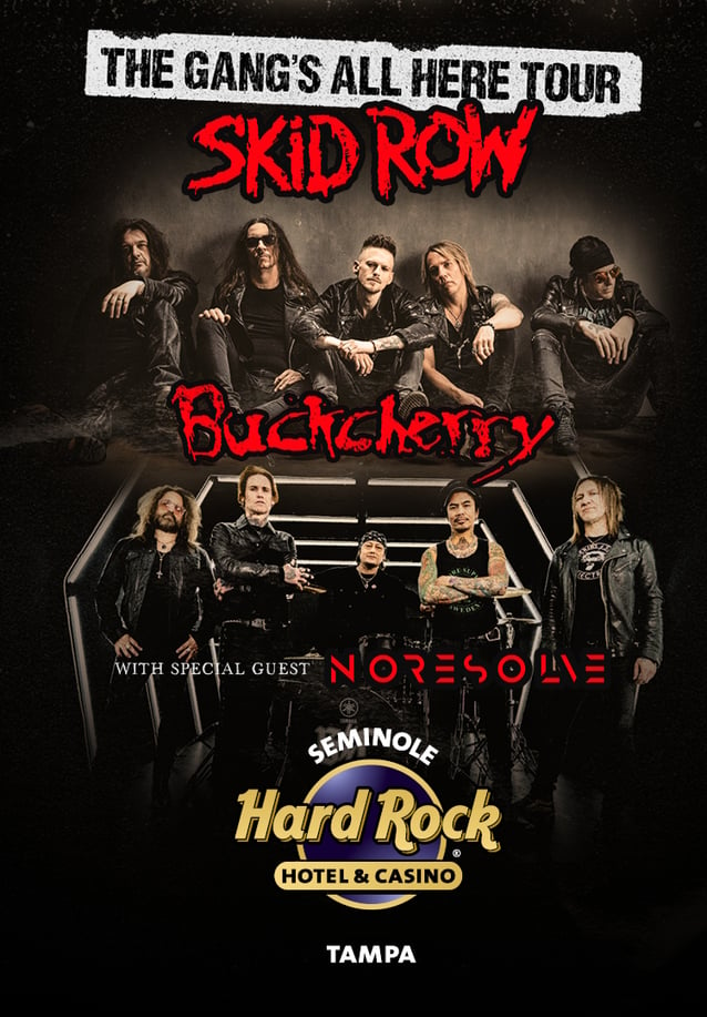 Watch SKID ROW Perform In Tampa During Spring 2023 U.S. Tour With BUCKCHERRY