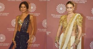 Zendaya, Gigi Hadid Exude ‘Desi Girl’ Vibe In Indian Saree & All That’s Running In Our Mind Right Now Is “Tumhe Jo Maine Dekha…”