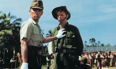 David bowie and Ryuichi Sakamoto in Merry Christmas Mr Lawrence (1983).