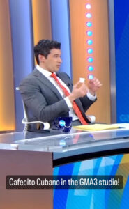Gio opened up about his heritage and had the other fill-in anchors cracking up