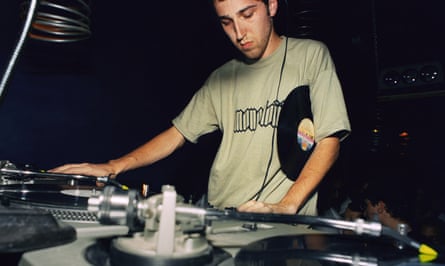 ‘An amazing time’ … Bangalter DJ-ing in Miami in the 1990s.