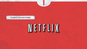 A red Netflix envelope