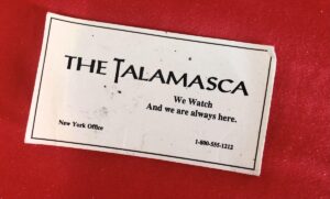 The business cards for the Talamasca order.