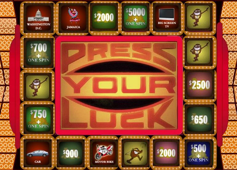 Press Your Luck Game Board