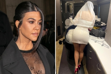 Kourtney fans grossed out by bizarre detail in background of Travis' photo