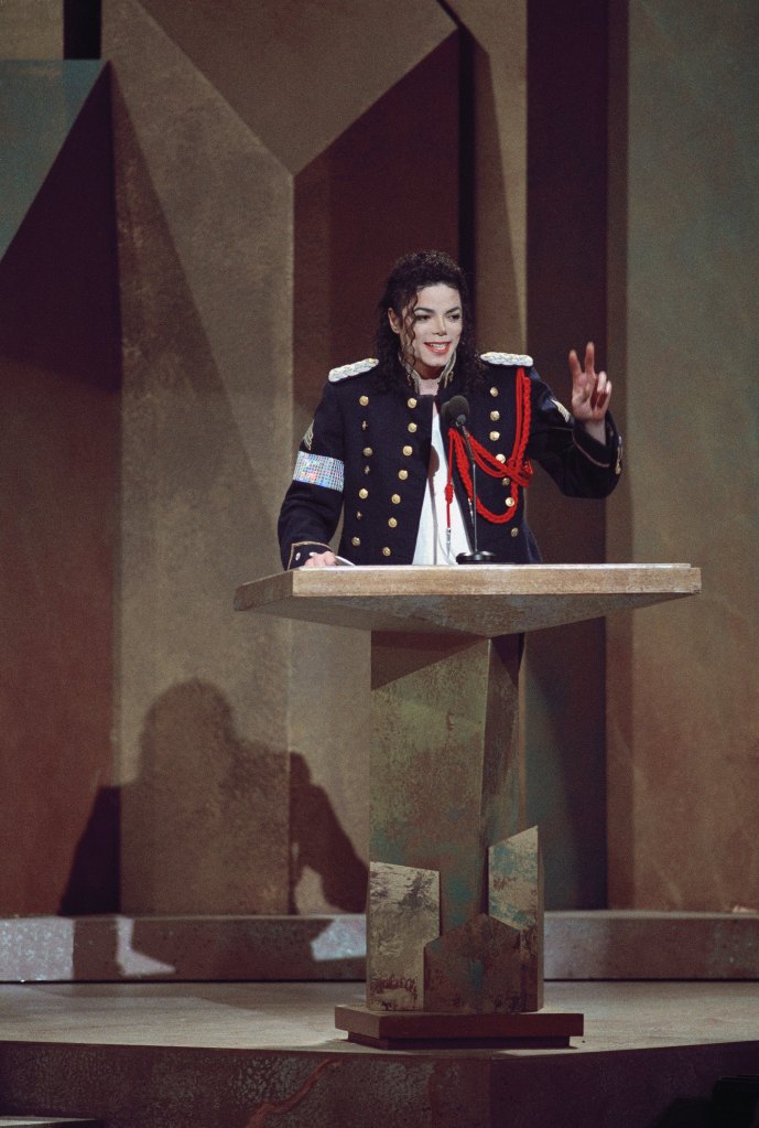 Michael Jackson at the 1994 NAACP Image Awards.