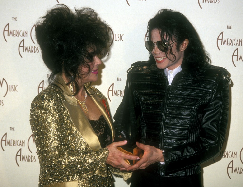 Michael Jackson and Elizabeth Taylor at the 1993 American Music Awards.