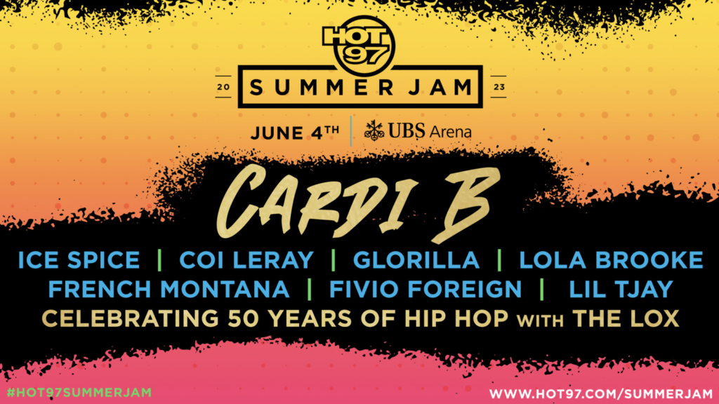 Cardi B, Glorilla, Ice Spice, More to Perform at Hot 97 Summer Jam