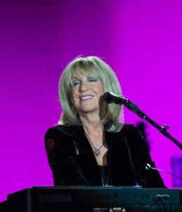Christine McVie of Fleetwood Mac performs live at The O2 Arena on May 27, 2015, in London.