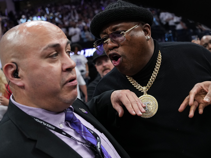 E40 Kicked Out of Golden 1 Center During KingsWarriors Playoff Game