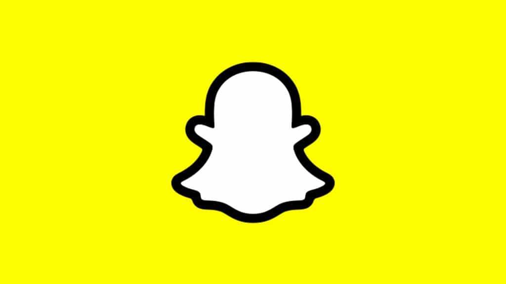 Snapchat logo yellow background