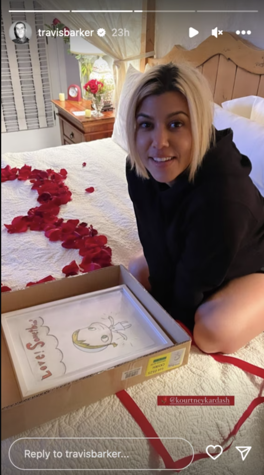 Travis Barker's gift to Kourtney Kardashian on birthday