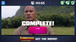 JUMANJI: Welcome to the Jungle - Scene Slam App