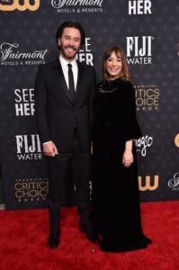 Kaley Cuoco and Tom Pelphrey at Critics Choice Awards 2023 - Arrivals