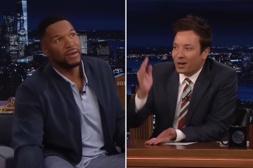 GMA's Michael Strahan abruptly interrupts late-night host & snaps 'can I speak?'
