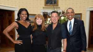 Michelle Obama Joins Bruce Springsteen for "Glory Days" in Barcelona