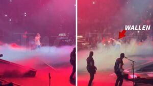 Morgan Wallen Falls Hard Onstage During Concert