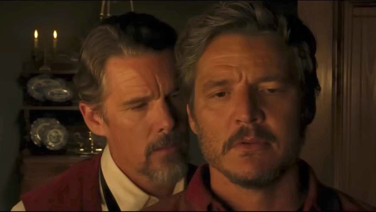 Strange Way of Life starring Pedro Pascal and Ethan Hawke as queer cowboys