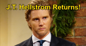 The Young and the Restless Spoilers: Thad Luckinbill Returns as J.T. Hellstrom – Victoria’s Ex Gets An Offer