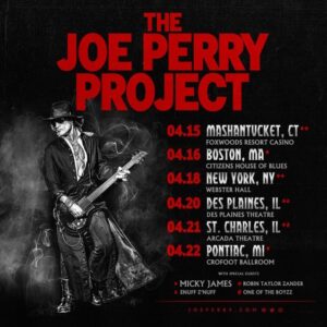 Watch: AEROSMITH Guitarist's THE JOE PERRY PROJECT Kicks Off U.S. Tour In Mashantucket, Connecticut