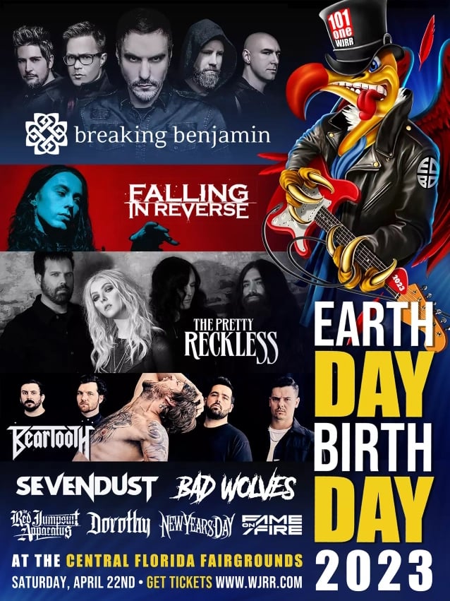 Watch THE PRETTY RECKLESS Perform At Orlando's EARTHDAY BIRTHDAY 2023