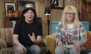 Mike Myers and Dana Carvey in 2021 Uber Eats commercial