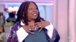 Whoopi Goldberg has narrowly avoided an embarrassing blunder on Monday's episode of The View