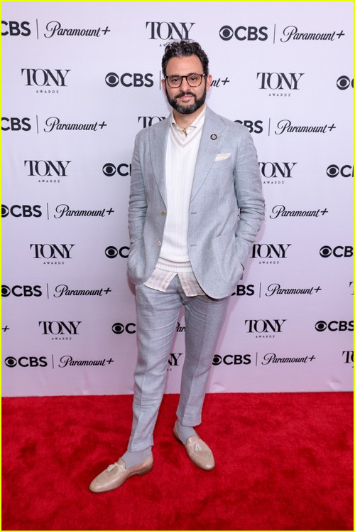 Arian Moayed at the Tony Meet the Nominees event