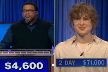 Jeopardy! contestant in distant 3rd to new star makes ‘saddest guess ever’