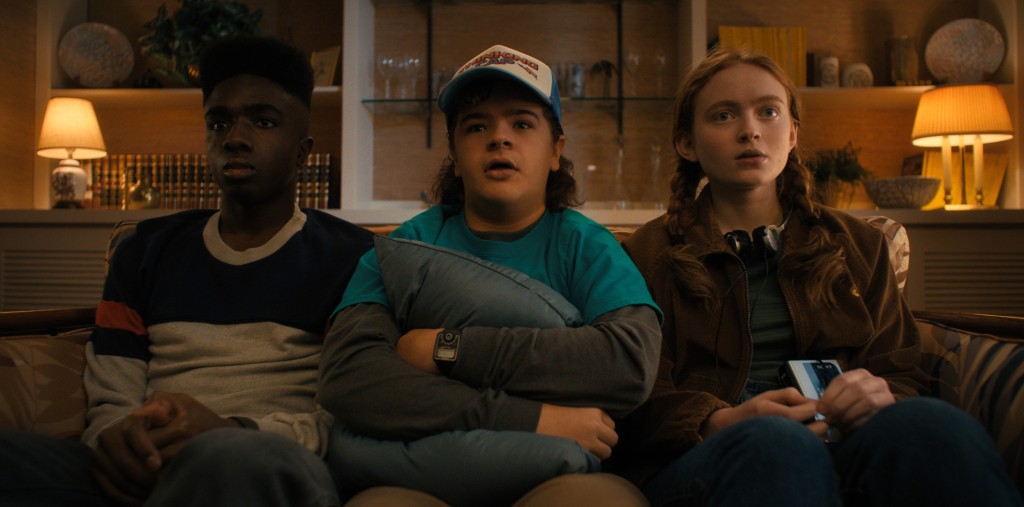 "Stranger Things" still with Sadie Sink and co-stars.