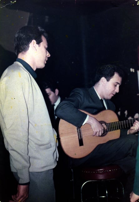 ‘I only realised we were doing something worthy of attention when we performed in New York for our idols’ … Carlos Lyra and João Gilberto rehearsing for the 1962 Carnegie Hall concert.