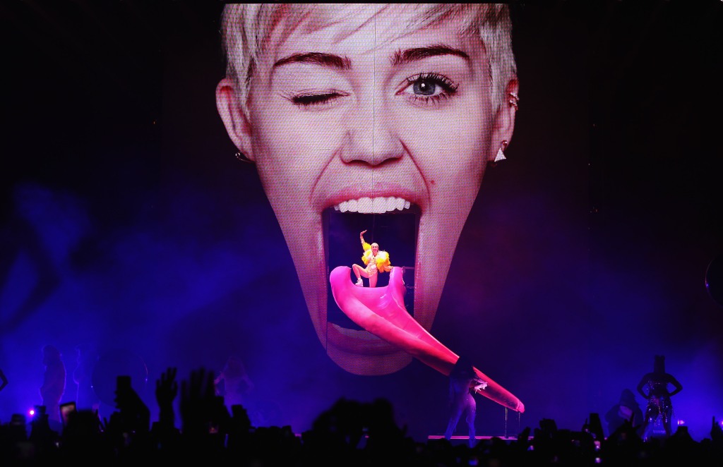 The last major tour that Cyrus embarked on was in 2014 for "Bangerz."