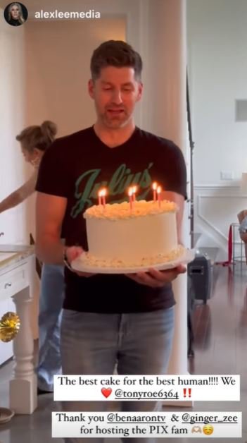 Zee and Aaron opened up their home as they celebrated the birthday of one of his coworkers