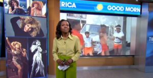 Deborah Roberts appeared on Good Morning America to talk about Tina Turner passing away