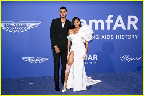 Winnie Harlow and Kyle Kuzma