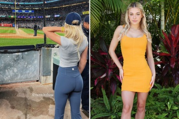 Sports Illustrated model Olivia Dunne shows off peachy bum in skin-tight leggings
