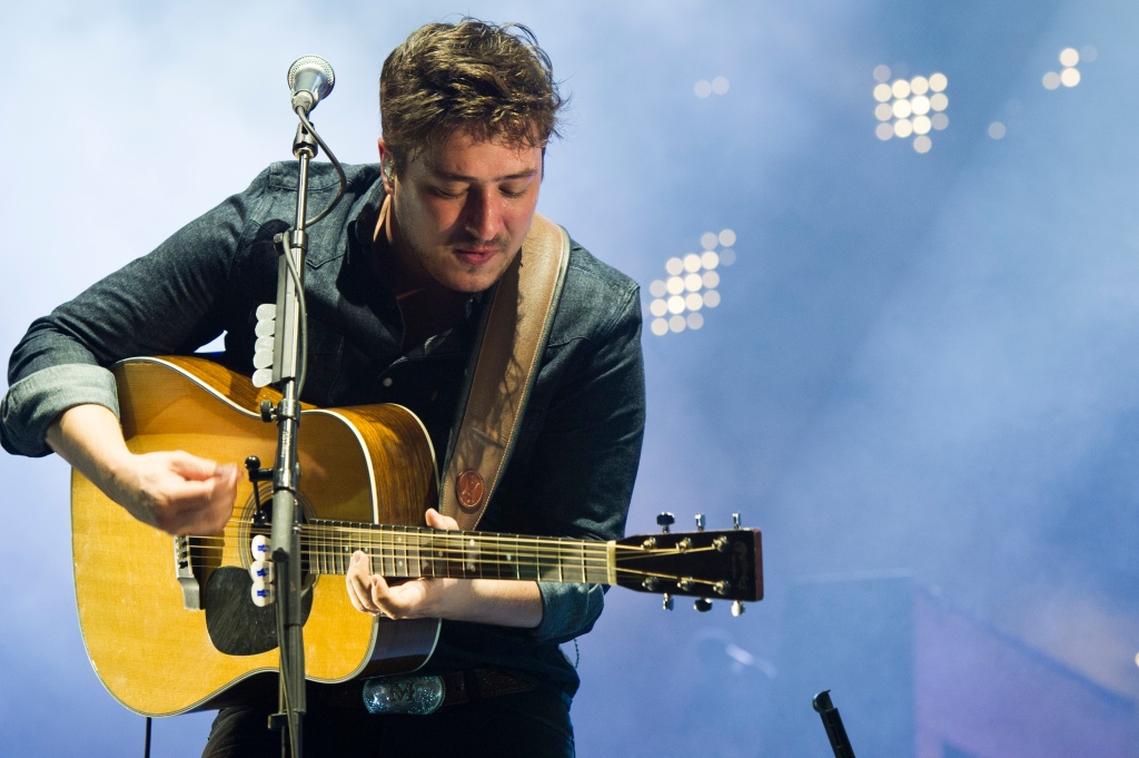 Marcus Mumford at Forest Hills Stadium.