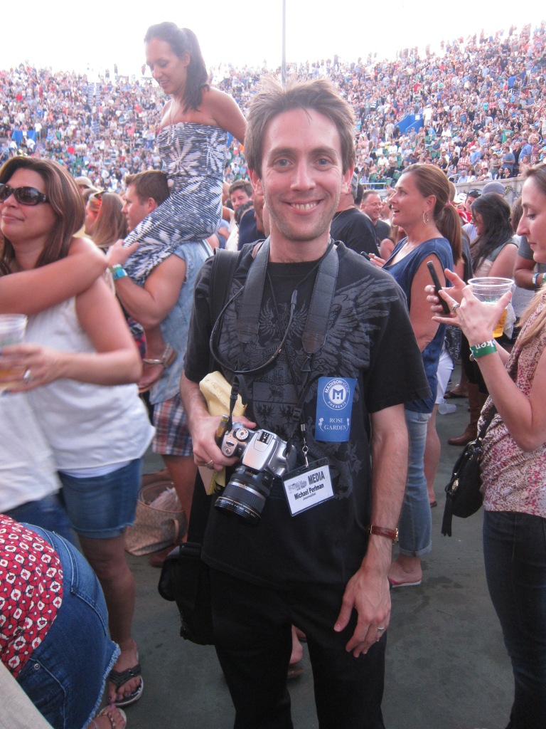 Michael Perlman at Forest Hills Stadium.