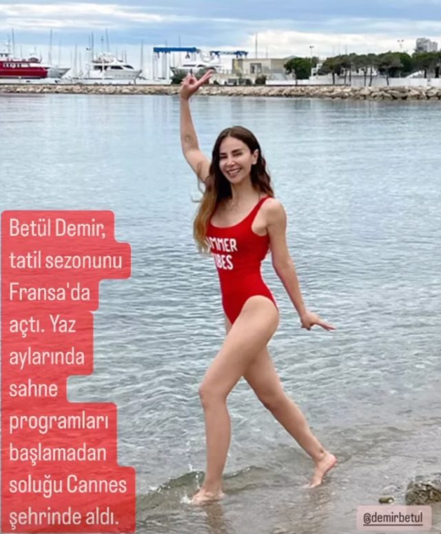 Betül Demir in Bathing Suit Has "Summer Vibes" — Celebwell