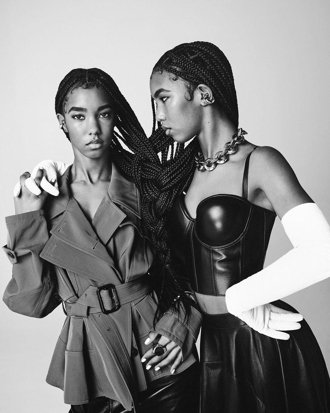 Diddy twins, D'Lila Star and Jessie James, make fashion magazine debut
