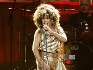 Fans honor Tina Turner at a her hometown museum in Tennessee. : NPR