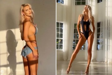 Tom Brady admirer Veronika Rajek lets denim shorts slip down in seductive video